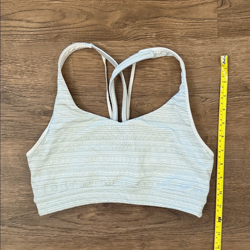 Athleta Gray Strappy Sports Bra Size Small